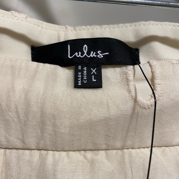 Lulu's Elif Cream Eyelet Embroidered High-Rise Pants - Picture 8 of 13